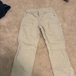 Beige Dickies Carpenter Pants